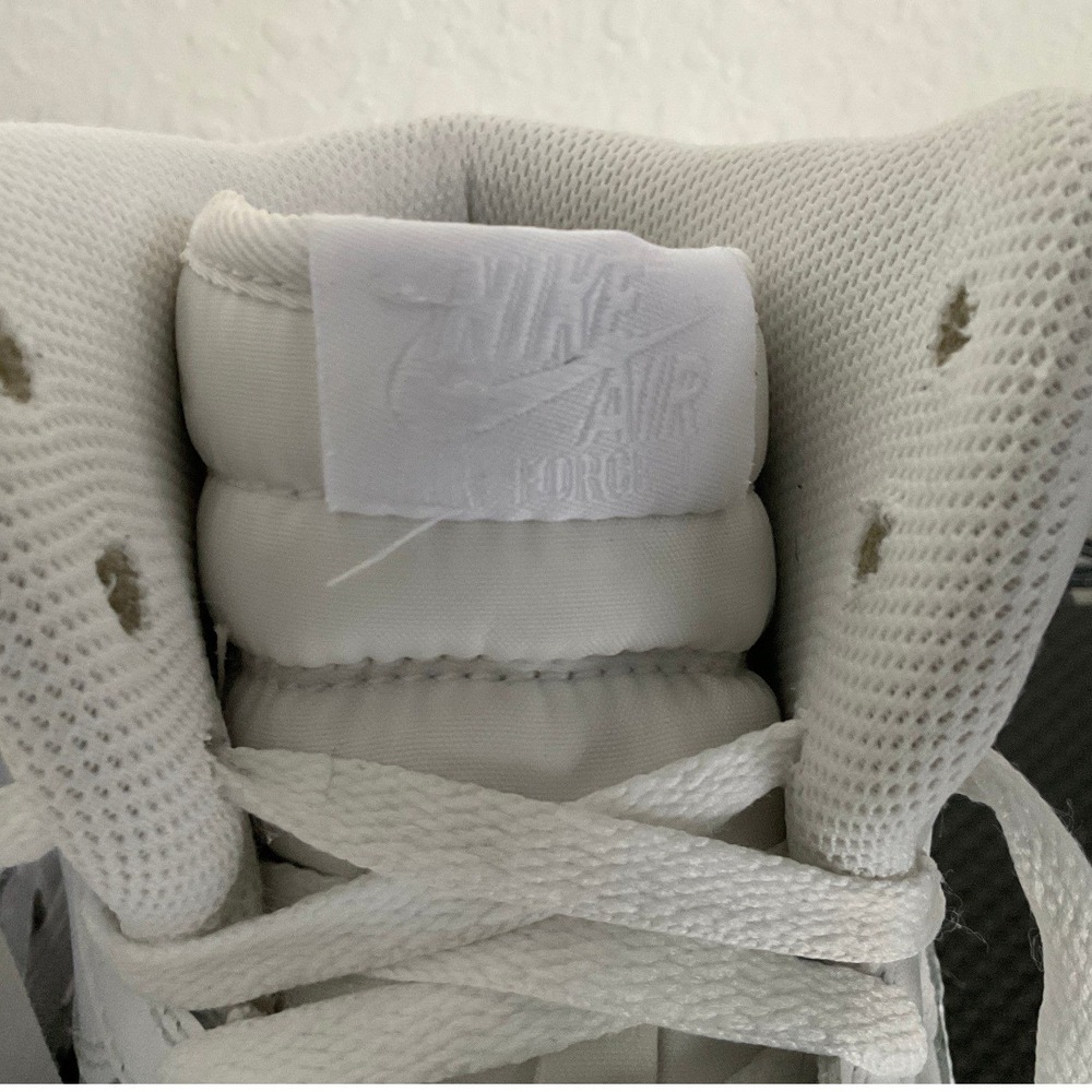 Nike Air Force 1 High 07 Triple White Mens Sneakers CW2290-111 Size 11 - Picture 8 of 12